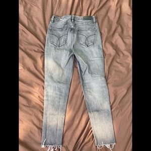 Calvin Klein Distressed Grey Denim